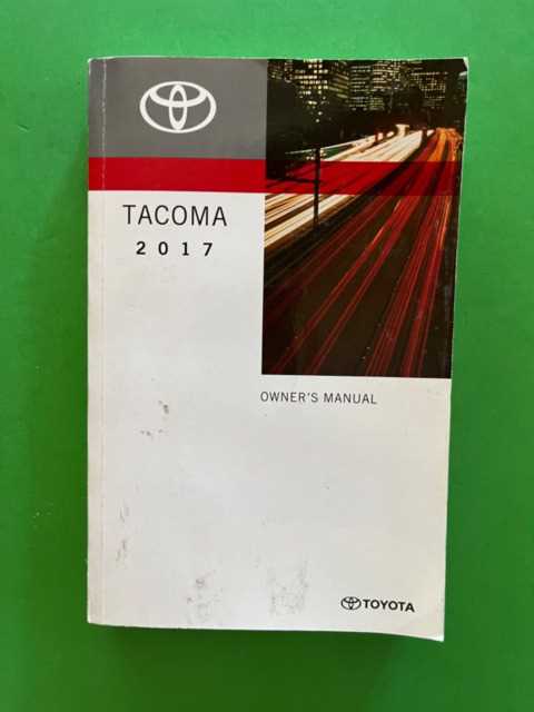 2013 toyota tacoma owners manual