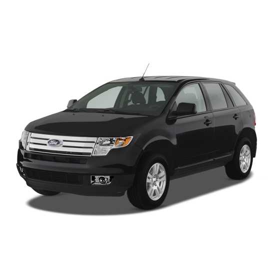 2013 ford edge owners manual