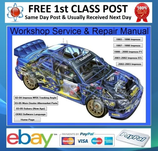 2002 subaru impreza wrx owners manual