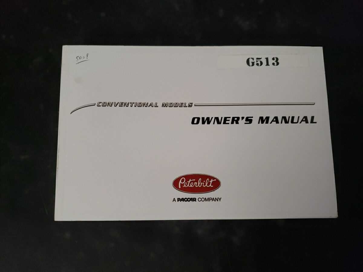 peterbilt 367 owners manual