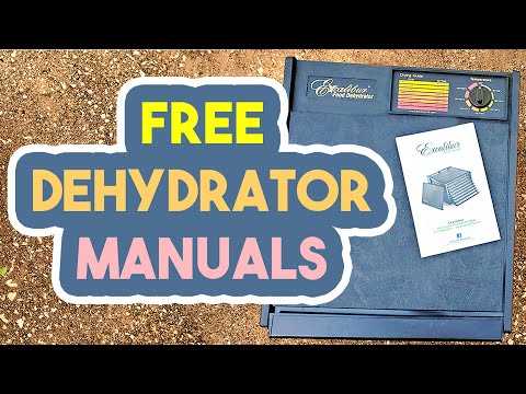 electro sun dehydrator model 1092 owners manual