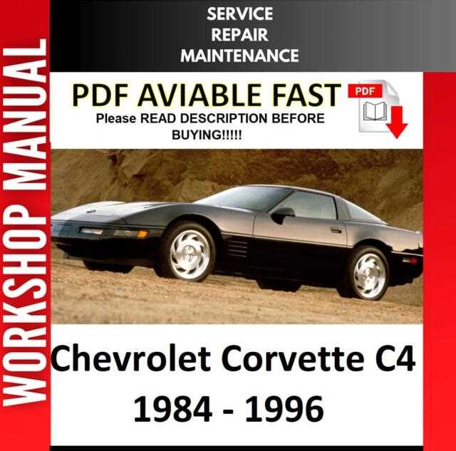 1995 corvette owners manual