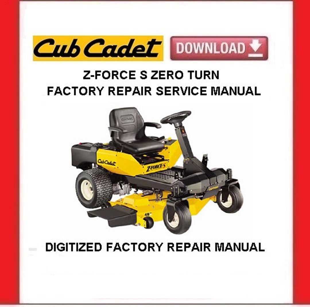 cub cadet zt1 owners manual