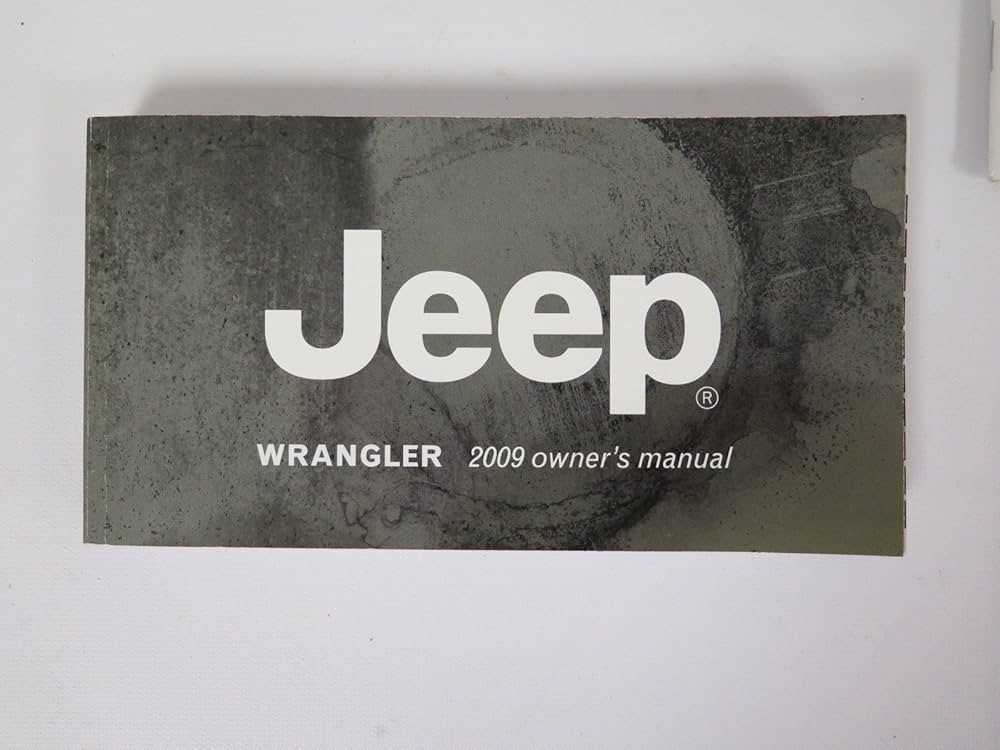 2009 jeep wrangler unlimited owners manual