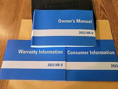 honda hrv 2023 owners manual