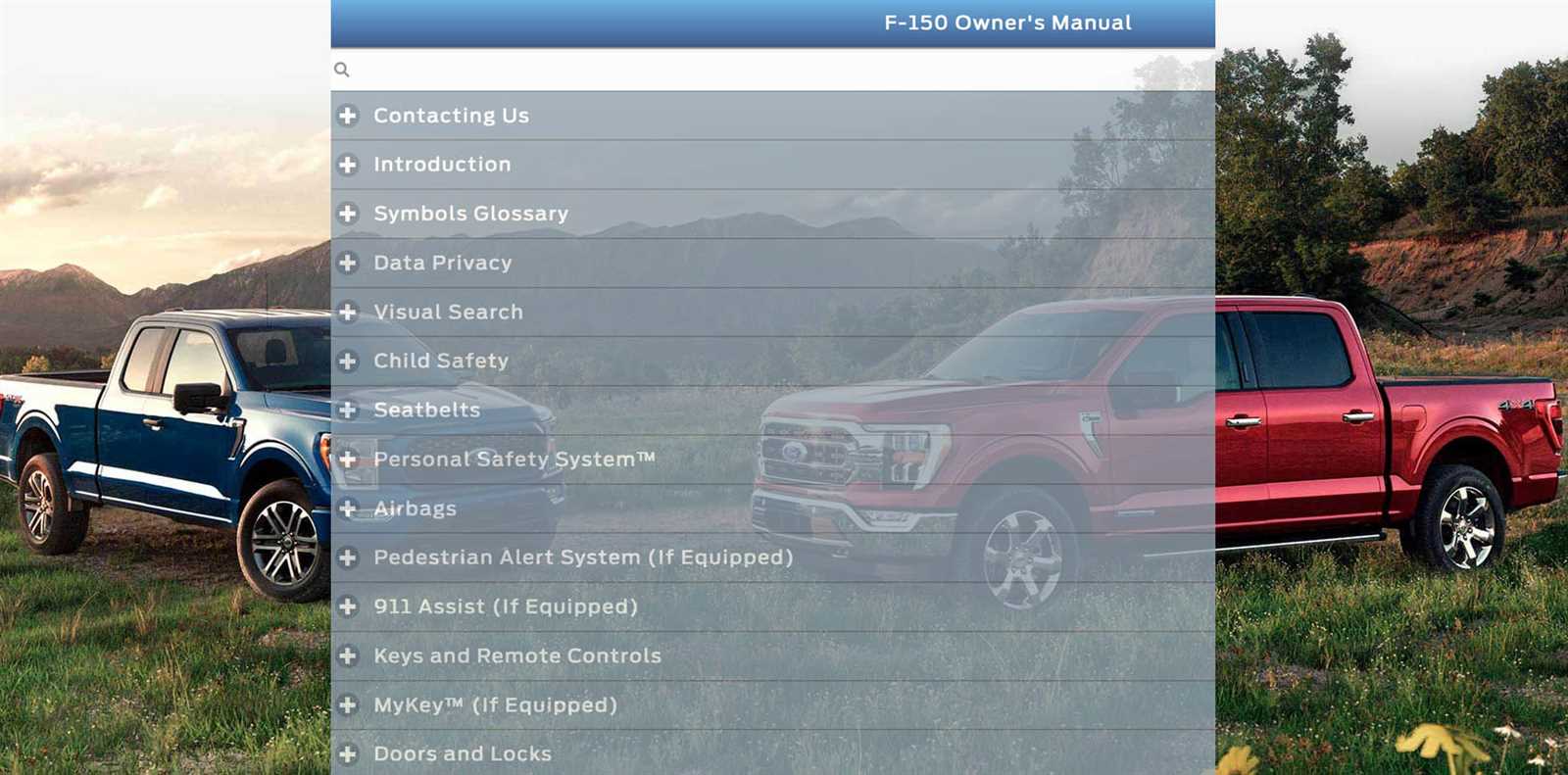 2012 f150 owners manual