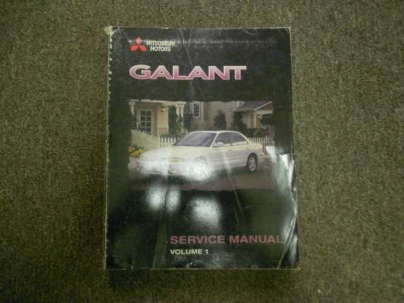 2001 mitsubishi galant owners manual