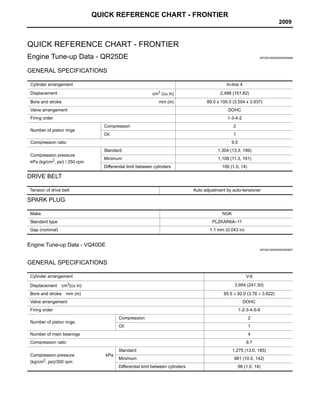 2009 nissan frontier owners manual