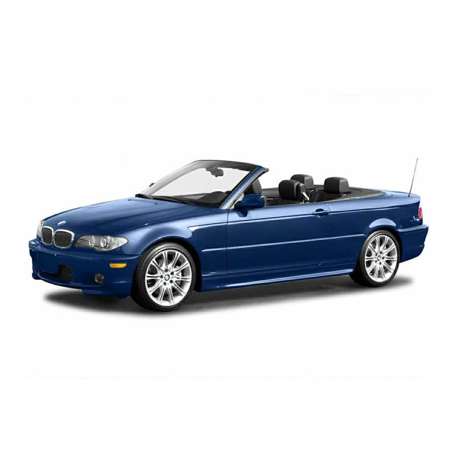 2001 bmw 330ci convertible owners manual