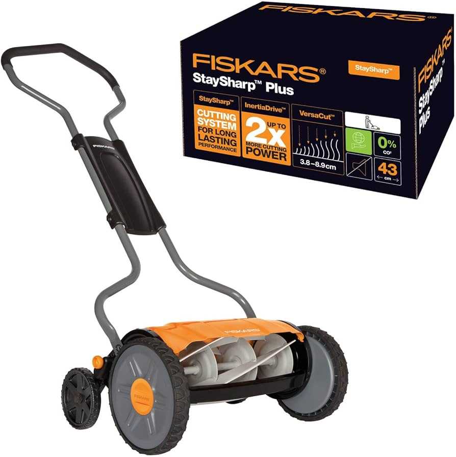 fiskars reel mower owner manual