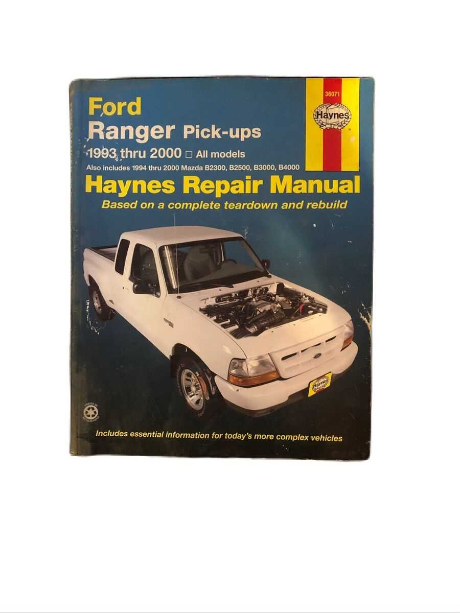 93 ford ranger owners manual
