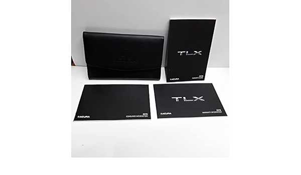 2019 acura tlx owners manual
