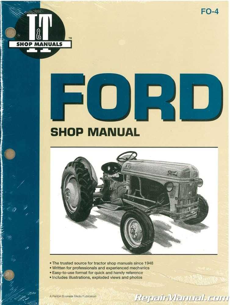 ford 8n owners manual