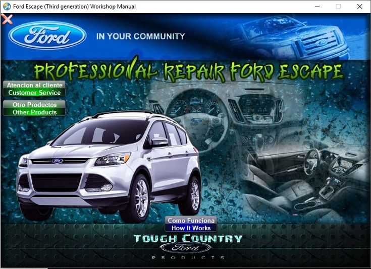 ford escape 2016 owners manual