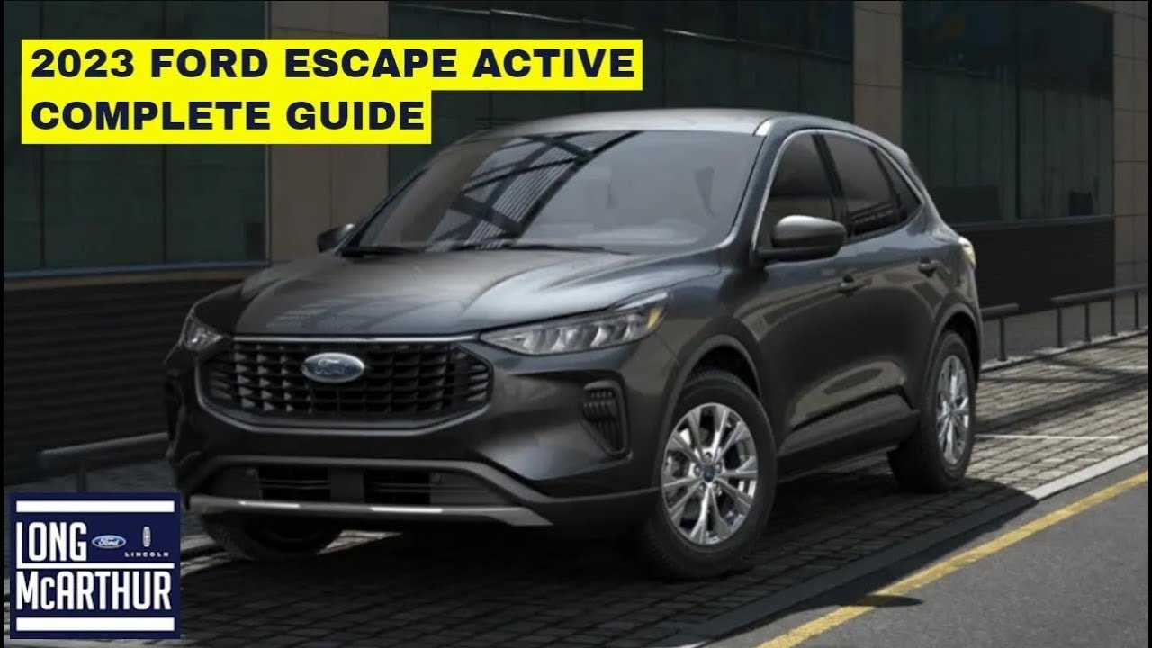 ford escape owners manual 2023