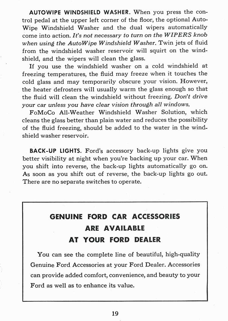 ford motor owners manual