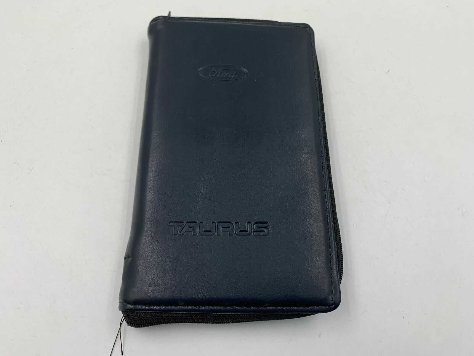 ford taurus owners manual