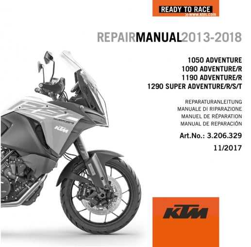 ktm 1290 super adventure s owners manual
