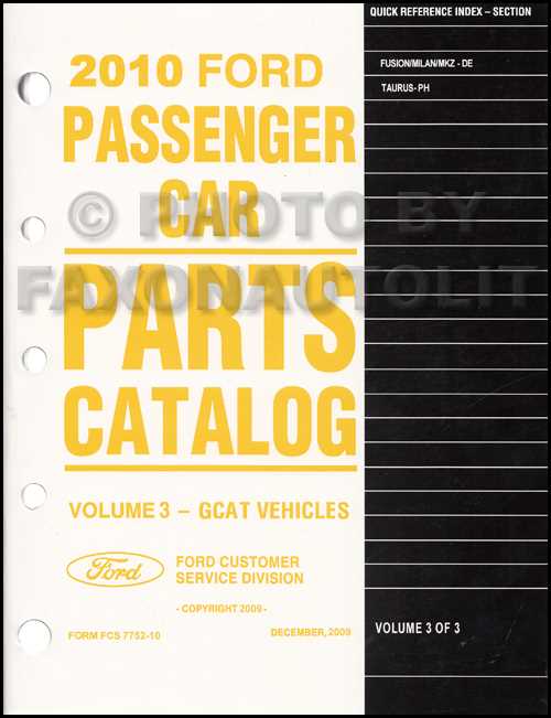 2010 ford taurus owners manual