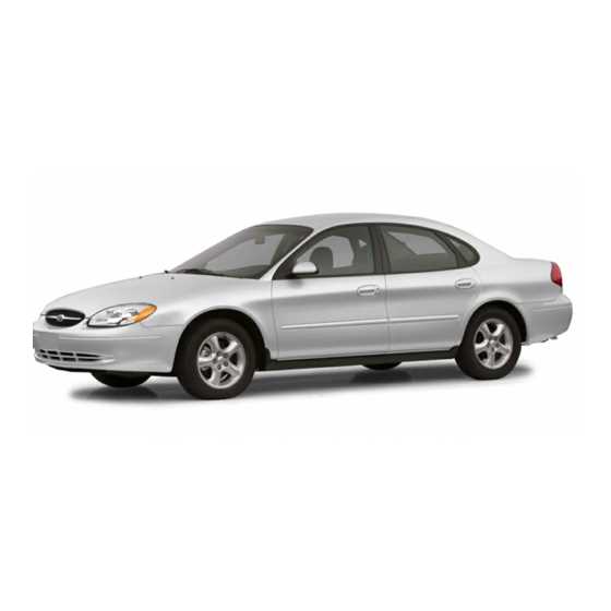 2003 ford taurus owners manual