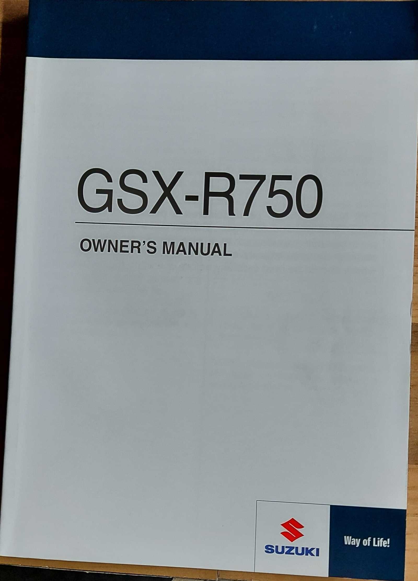 2015 gsxr 750 owners manual