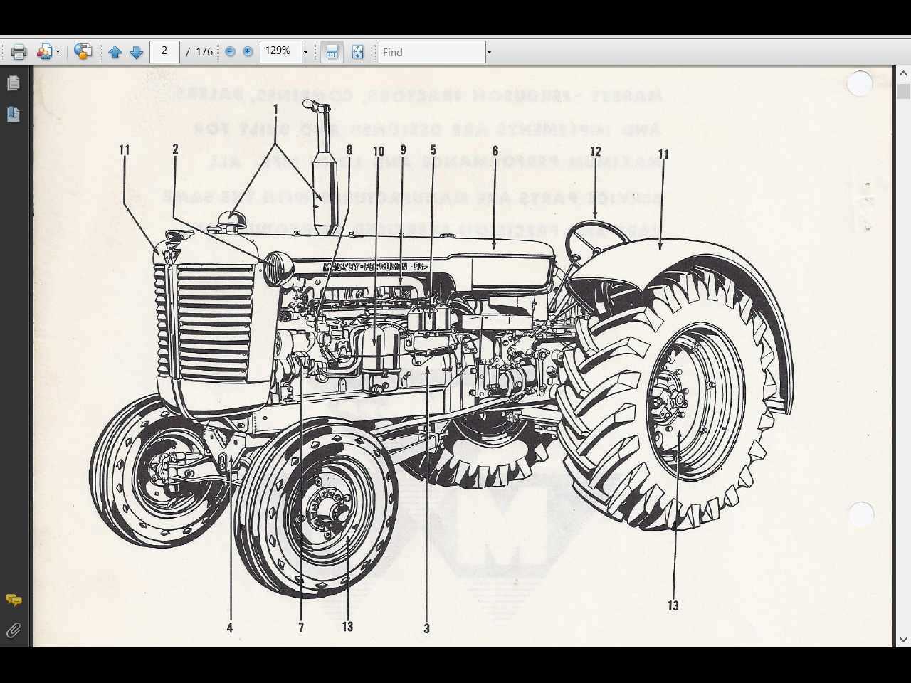 massey ferguson 135 owners manual