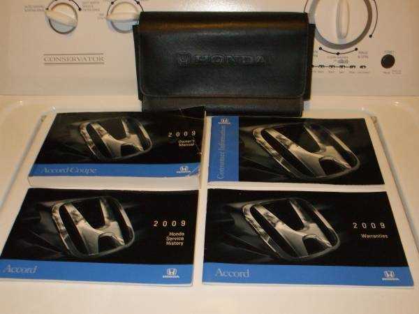 honda accord 2009 owners manual