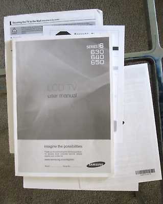 samsung owners manual tv