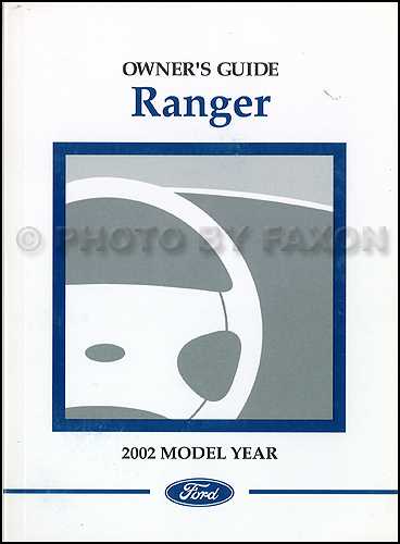 1998 ford ranger xlt owners manual