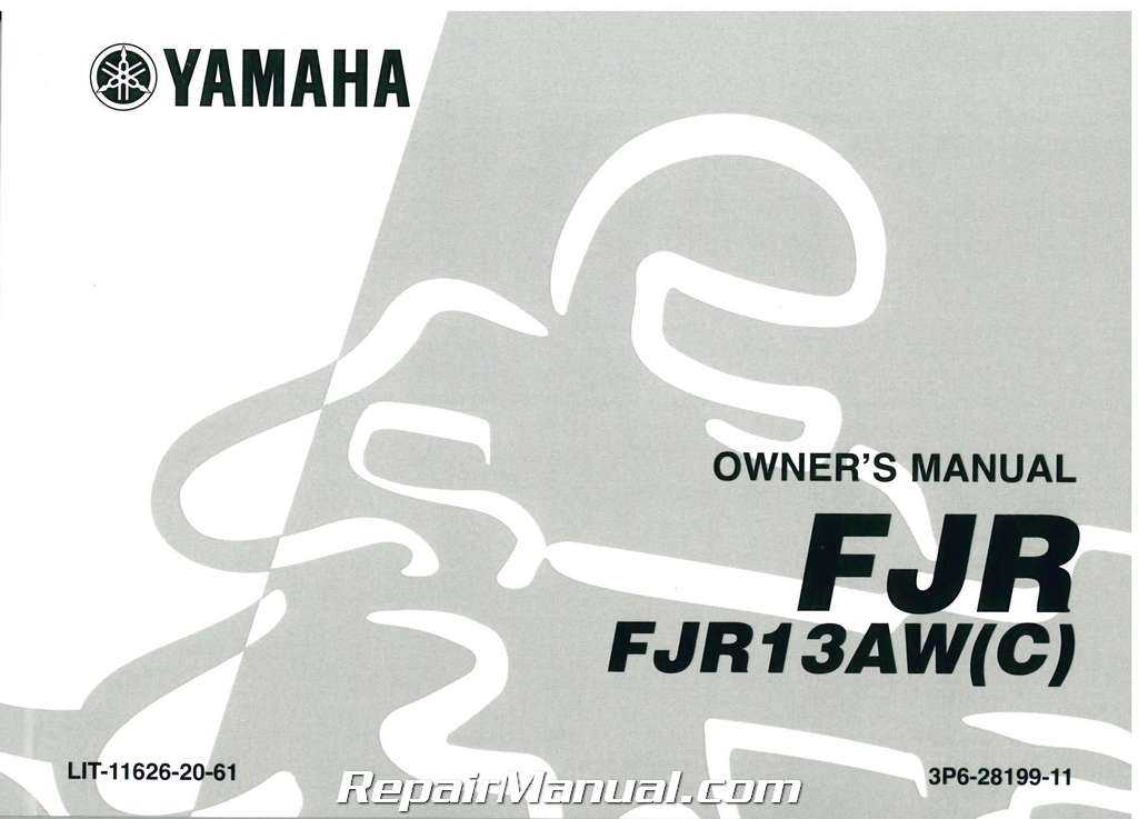 yamaha fjr1300 owners manual