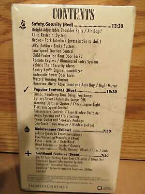 2000 dodge intrepid owners manual