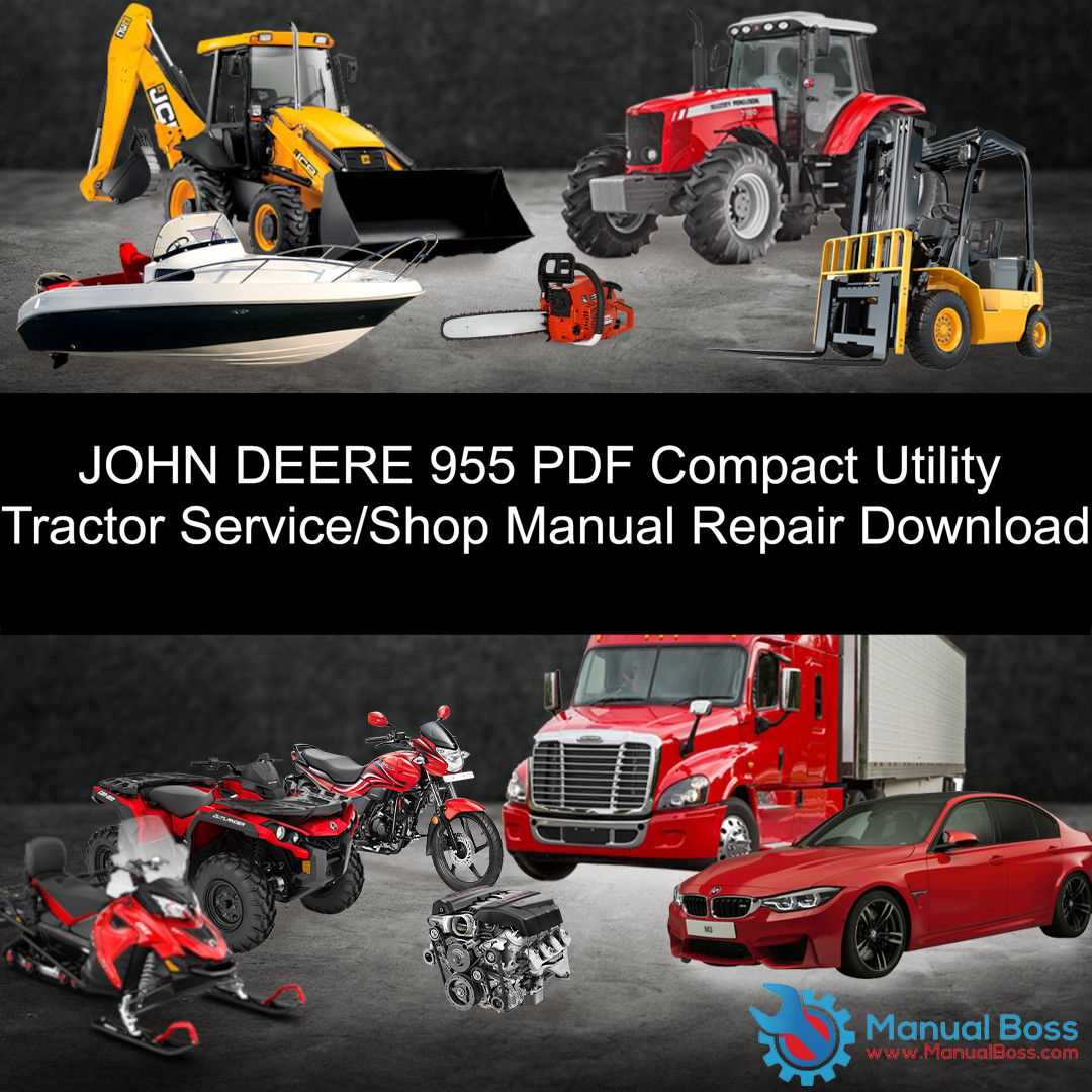 john deere 955 owners manual