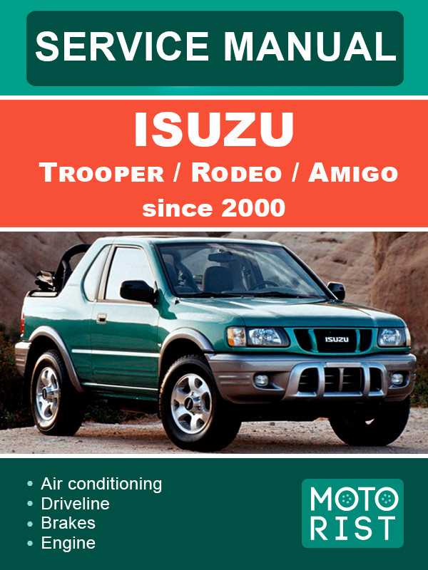 2000 isuzu rodeo owners manual