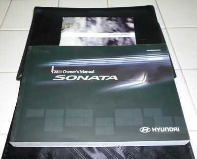 2011 hyundai sonata limited owners manual