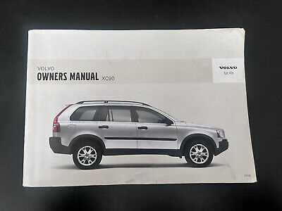 volvo xc90 owners manual