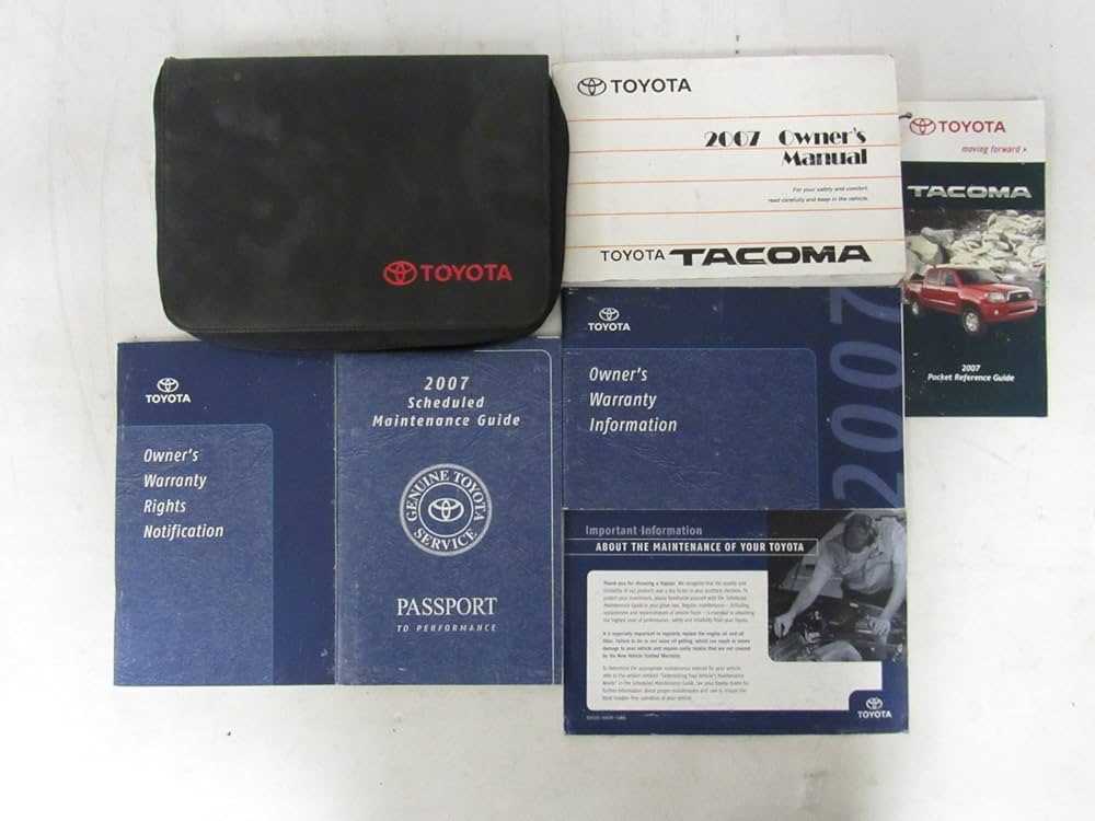 2007 toyota 4runner owners manual