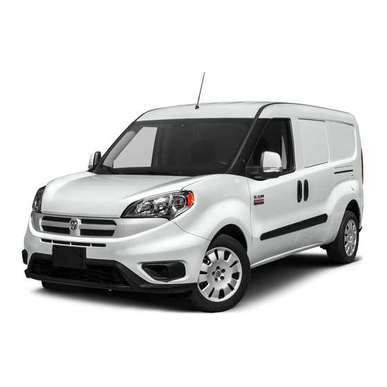 2015 ram promaster owners manual