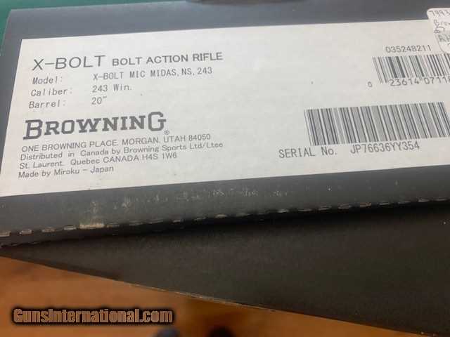 browning x bolt owners manual