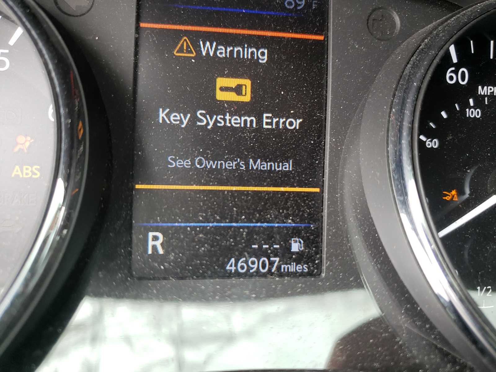 2018 nissan sentra warning malfunction see owners manual