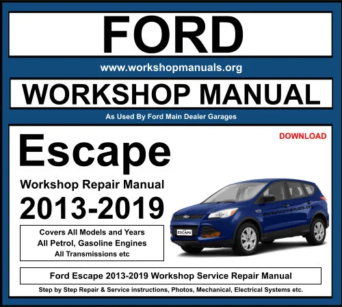 ford escape owners manual 2023