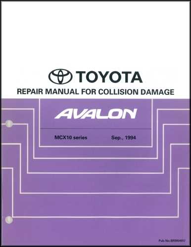 1999 toyota owners manual