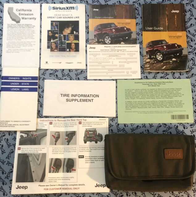 2013 wrangler owners manual