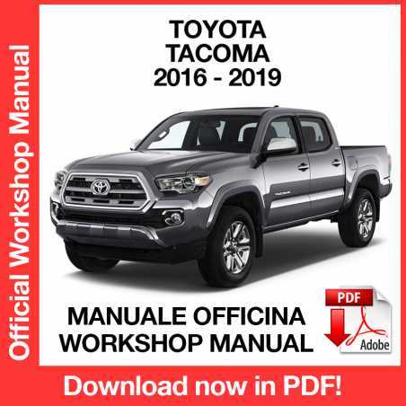 toyota tacoma 2019 owners manual