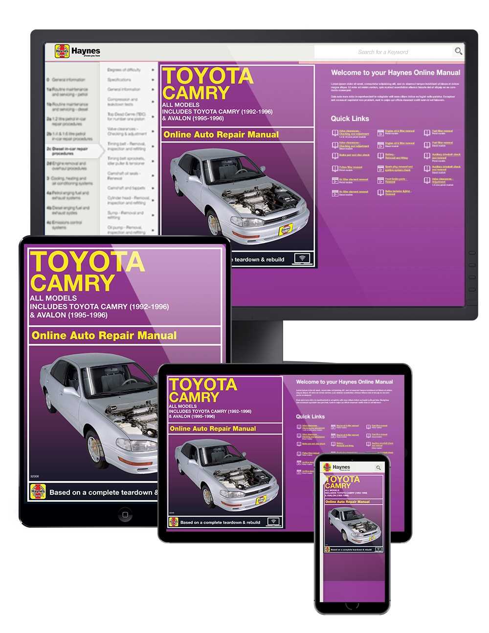 1995 camry owners manual
