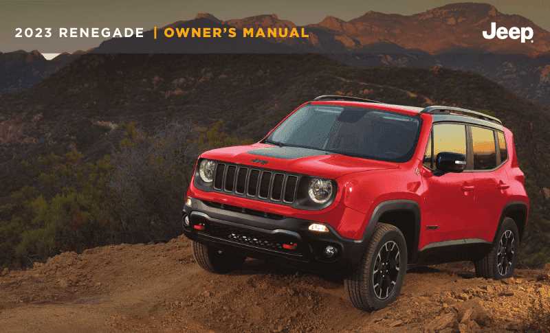 jeep renegade 2018 owners manual