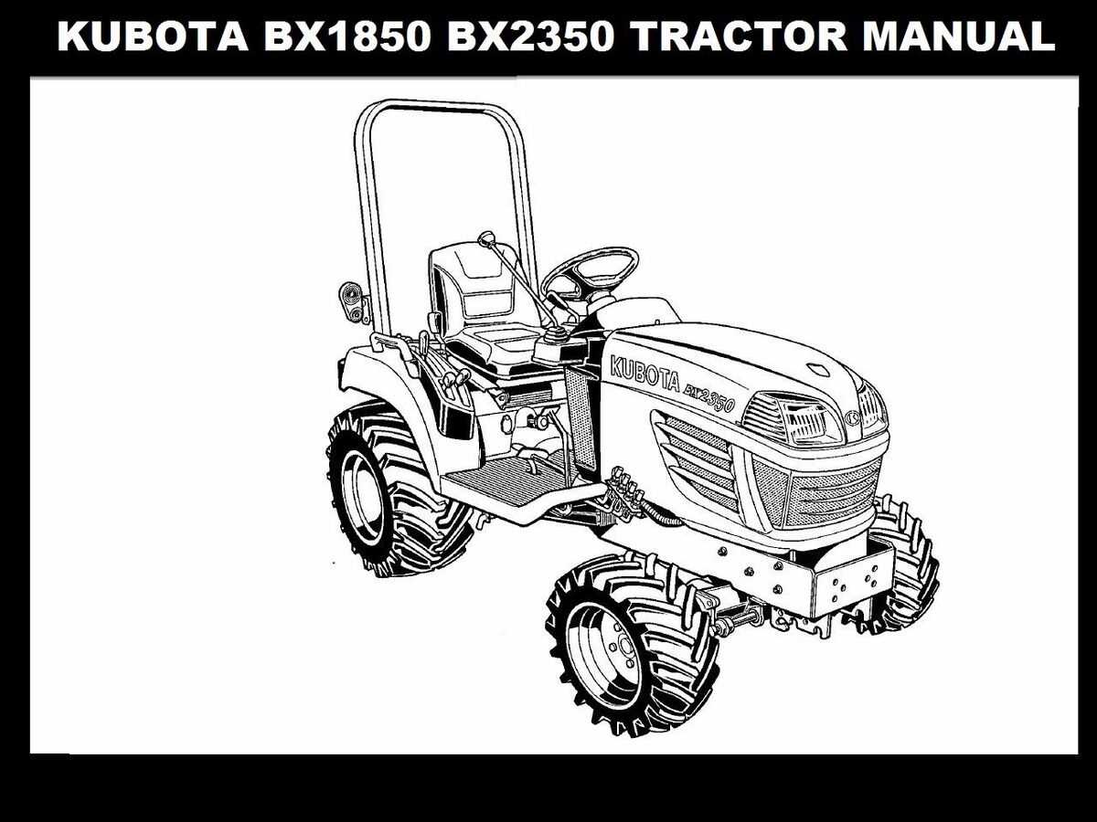 kubota bx2370 owners manual