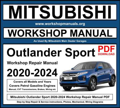 2022 mitsubishi outlander owners manual