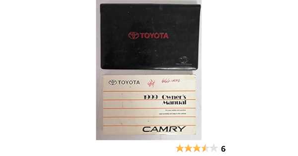 1999 toyota camry owners manual