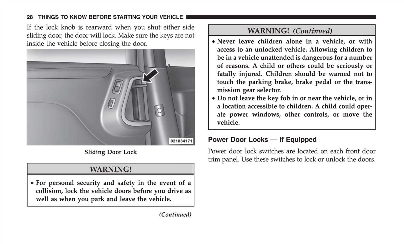 dodge caravan owners manual