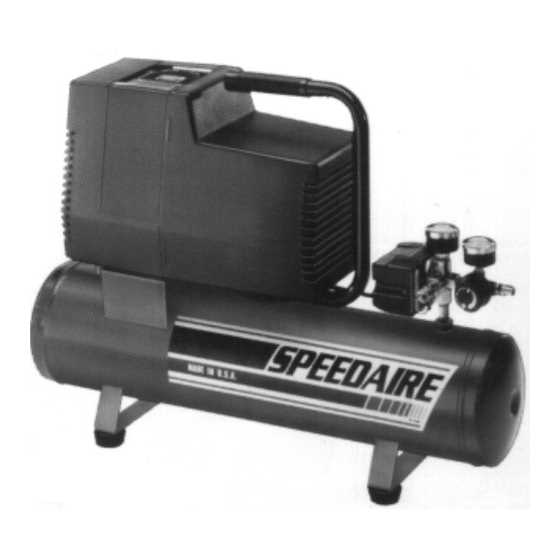 speedaire compressor owners manual